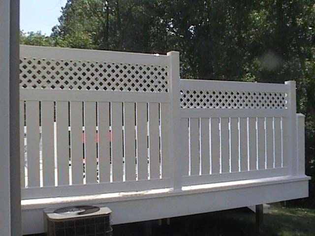 White Vinyl Semi Privacy